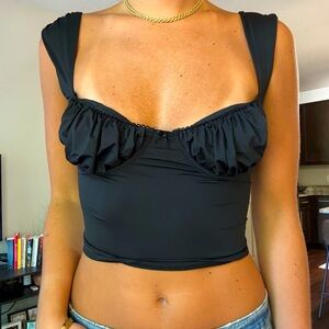 Princess Polly Black Tank Top